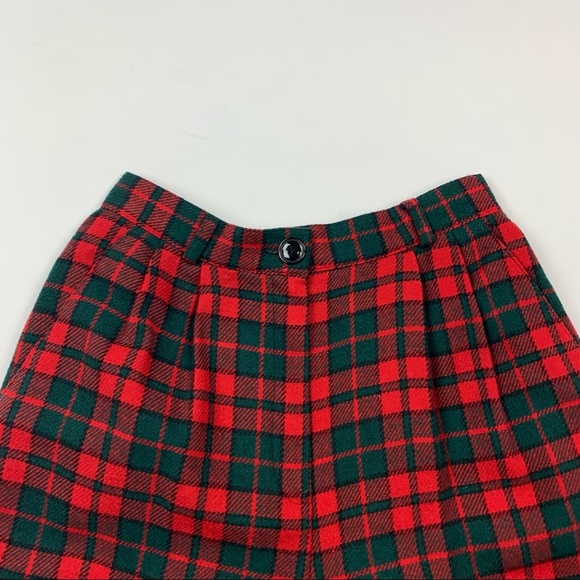 Vintage Norton McNaughton Wool Blend Plaid Shorts Sz 8 - Picture 2 of 12